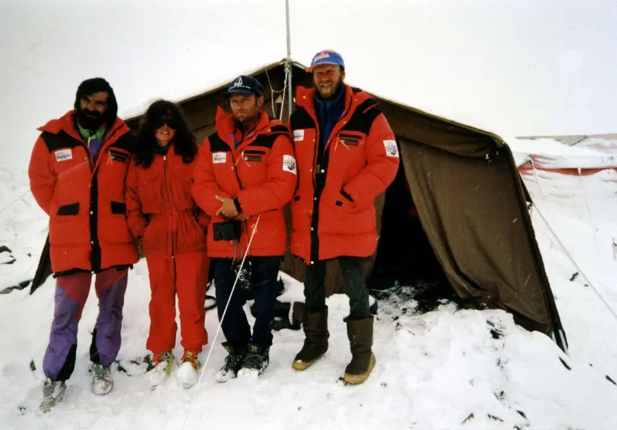 Сходження на К2 влітку 1992 року. Фото з архіву Геннадія Копейки