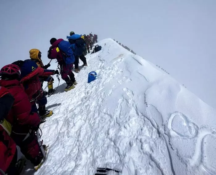На вершині К2. 27 липня 2023 року. Фото Lakpa Sherpa/8K Expeditions