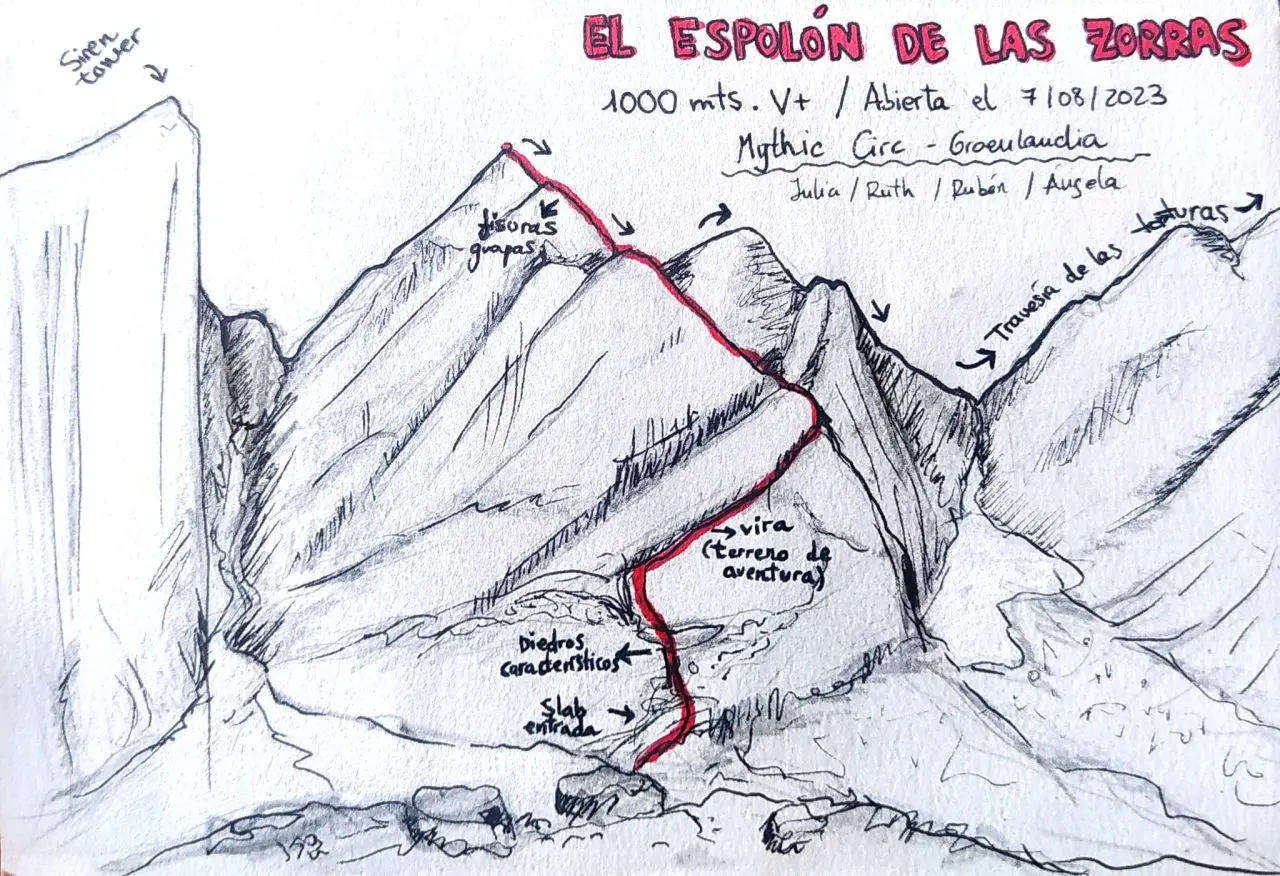 маршрут "El espolón de las zorras" довжиною 1000 метрів і категорією V+. Фото Juanmi Ponce