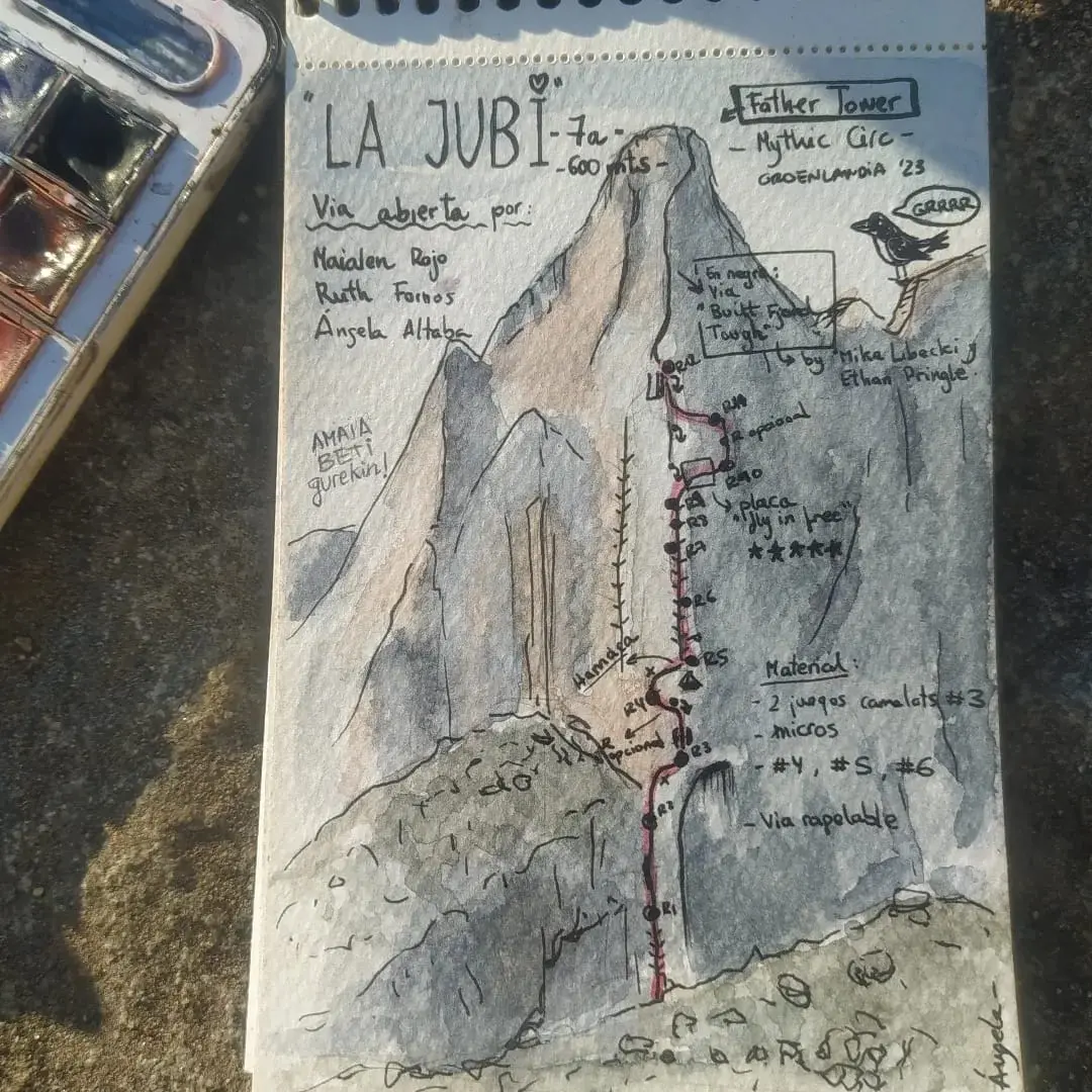  маршрут "La Jubi" довжиною 600 метрів та категорією 7а. Фото Juanmi Ponce