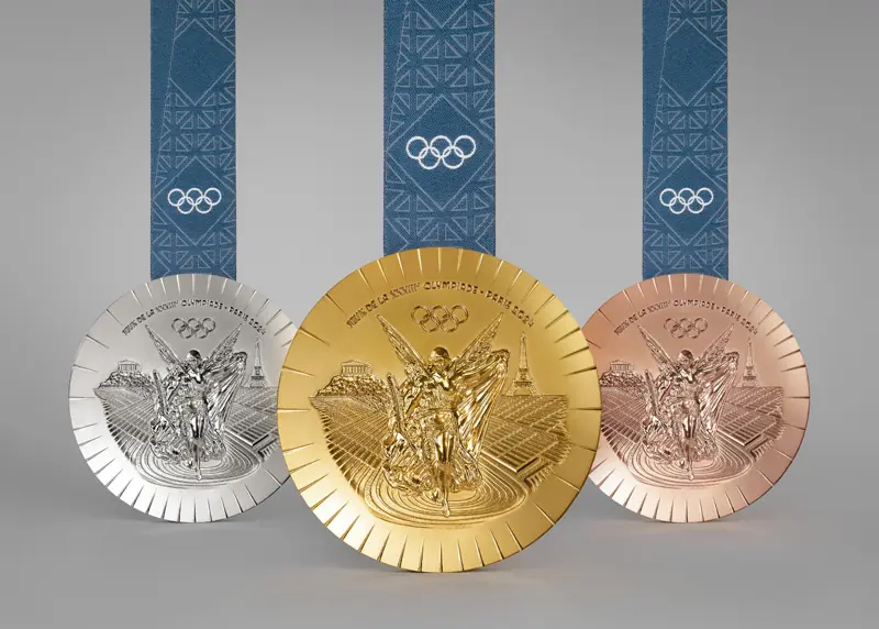 Дизайн Олімпійських медалей Париж - 2024. Фото IFSC