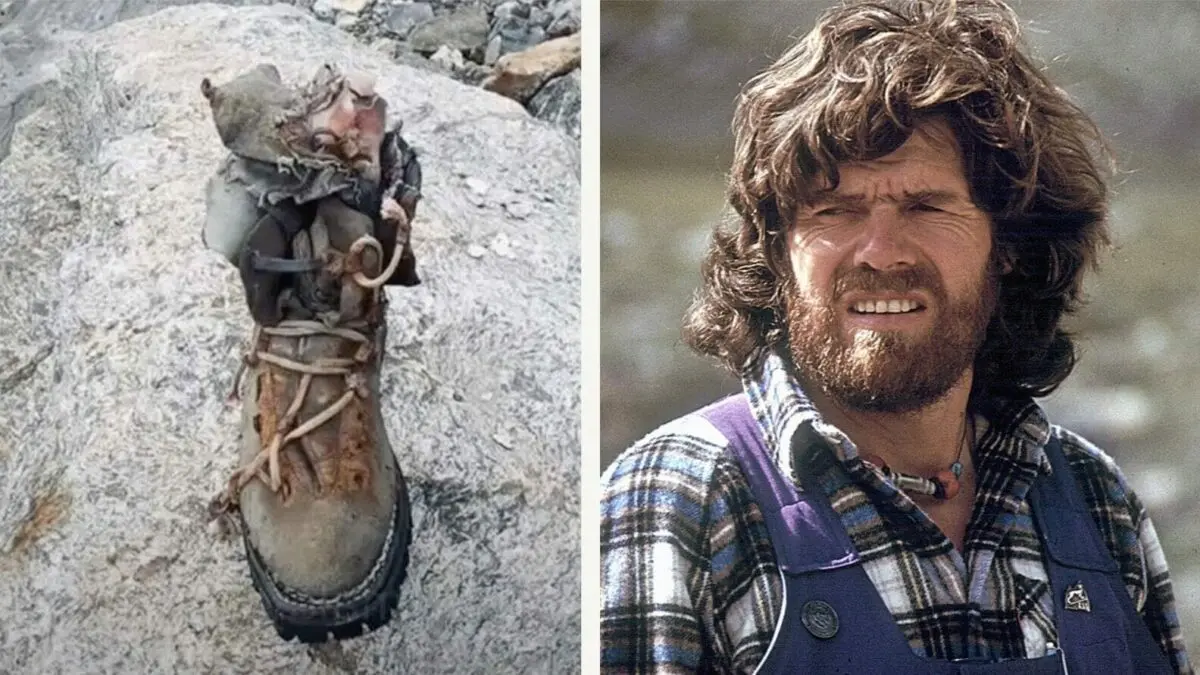 Це другий черевик Гюнтера, який був знайдений на востмитисячнику Нангапарбат, і його повернення Райнгольд чекав дуже довго....